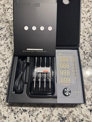 Inkbird 4-Probe Wireless Meat Thermometer BBQ Three-Mode WiFi Bluetooth (NEW) - Image 1 of 4