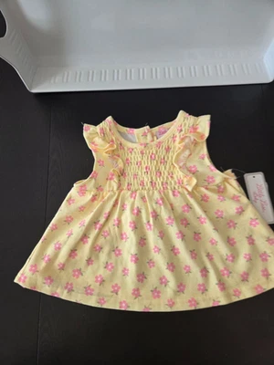 Top Little Lass Baby 24 meses amarillo/rosa Foto 1 de 4