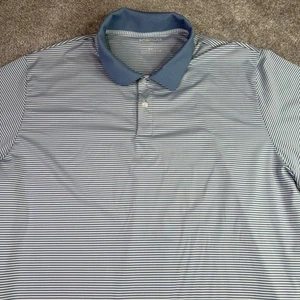 Bonobos Short Herren XXL blau gestreift Standard Fit belüftet Performance Polo - Bild 1 von 9