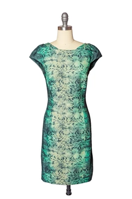Magaschoni Green Dress Size 4 - Image 1 of 4