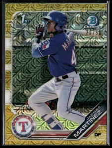 2019 Bowman #BCP-30 Julio Pablo Martinez Chrome Mojo Refractor Gold #/50 - Bild 1 von 2