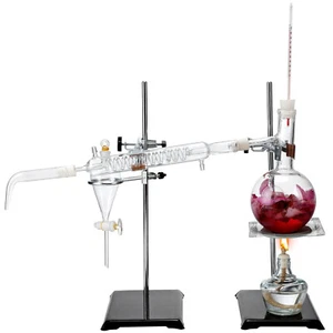 Essential Oil Distillation Kit, 500ml Distillation Apparatus, 3.3 Boro Lab - Picture 1 of 12