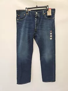 Jeans Levi's Uomo 501 Original Fit Vestibilità Dritta Elasticizzato 40x32 - Foto 1 di 5