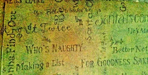 Stoff SANTAS COMING grün 42" x WOF Quilt Baumwolle Nancy Halvorsen Benartex - Bild 1 von 7