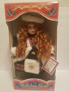 Porcelain Doll  Holiday Lane Brianna Collection by Dollex- Special Edition - Picture 1 of 6