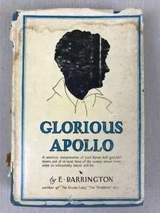 1925 Glorious Apollo by E Barrington HC w/DJ Antique Book - Picture 1 of 16