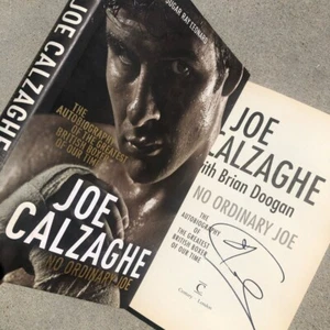 2007 Joe Calzaghe Signed Book No Ordinary Joe HC Legendary Boxing Hall of Famer! - Picture 1 of 8