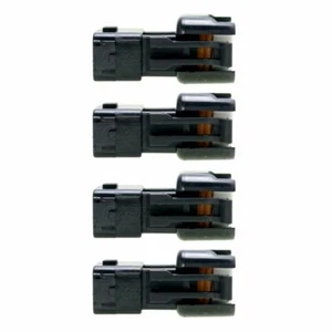 4 X INJECTOR PNP ADAPTERS - EV6/EV14 USCAR (FEMALE) TO OBD2 HONDA MALE WIRELESS - Imagen 1 de 2