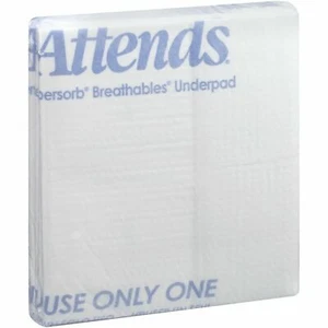 Attends  Underpads For Adult Incontinence Care, Unisex, 30"X36", Pkg. 4 - Picture 1 of 3