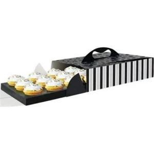 Graduation Cake N Take Cupcake Box 48" x 30' Paper Graduation Party Tableware - Picture 1 of 1
