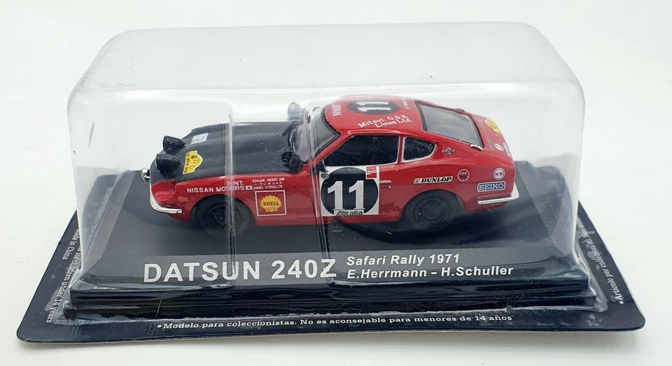 EBOND Datsun 240Z Safari Rally 1971 E.Herrmann-H.Schuller - Die cast -1/43 0064. - Immagine 1 di 1