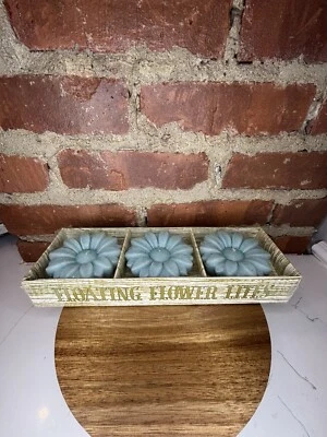 Velas Flotantes Flor Margarita Vintage Mod Flower Power Nos Fiesta de Verano Foto 1 de 4