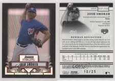 2008 Bowman Sterling Prospects Black Refractor /25 Josh Smoker #BSP-JSM