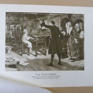 PRINT / CUTTING -THE CHILD HANDEL- for framing / decoupage / crafts/ card making