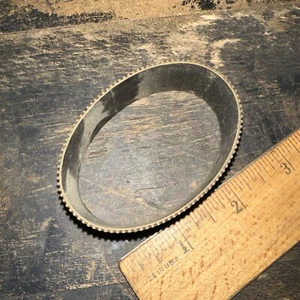 Print Block “ Ornamental Border “ Oval Shape, Brass. - Picture 1 of 9