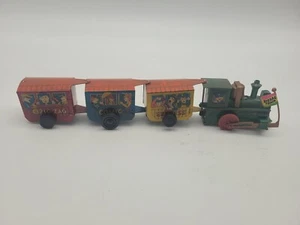 Vintage Wind Up ZIG-ZAG Western COMIC EXPRESS TIN TOY TRAIN - Picture 1 of 8