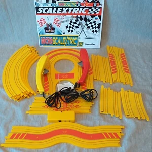 Micro Scalextric Track Expansion Bundle Straights & Curves Hair Pin Yellow 1:64 - Picture 1 of 23