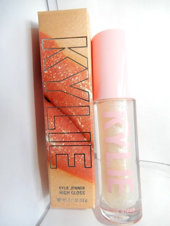KYLIE JENNER COSMETICS Always Shining HIGH GLOSS Clear Silver LIP KIT LIPSTICK - Image 1 of 4