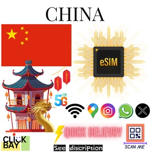 [eSIM] China Travel e-SIM Données 4G/5G haute vitesse pendant 30 jours (données uniquement) - Photo 1 sur 7