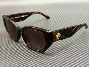 TORY BURCH TY7187U 1728T5 Tortoise Brown Polarized Women's 53 mm Sunglasses - Picture 1 of 5