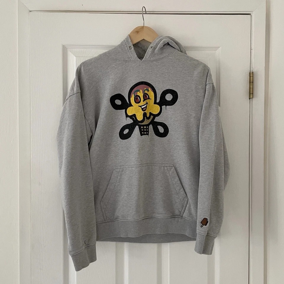 Billionaire Boys Club Ice Cream Wrench Cone Hoodie Men’s M Heather Grey - Image 1 of 4