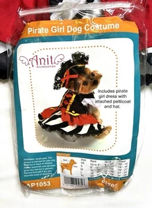 Hunde Piraten Kostüm, Größe XL, 20-26 cm, hochwertig schöne Details - Bild 1 von 10