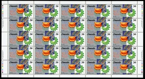 CANADA 1987 MINT NH FULL SHEET OF 25 #1134, ENGINEERING INSTITUTE CENTENARY !! - Picture 1 of 1