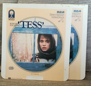 Roman Polandki's Tess RCA SelectaVisio 2 disc set CED movie, Untested  - Picture 1 of 2