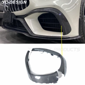 CF For 19-21 MB AMG GT63&S 4D Coupe X290 EDIT1-Aerodynamic Front Bumper Canards - Bild 1 von 21