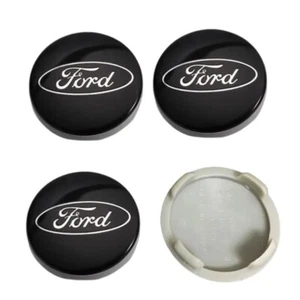 4x 56mm Car Wheel Center Hub Caps Badge Emblem Decal Wheel Caps For Ford - Picture 1 of 4