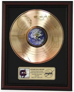 VOYAGER ONE - SOUNDS OF THE EARTH FRAMED LP RECORD DISPLAY "M4" - Picture 1 of 6