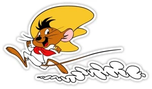 Speedy Gonzales running sticker decal 6" x 3" - Picture 1 of 1