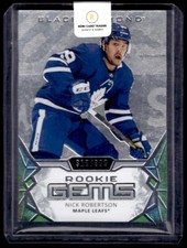 2020-21 Rookie Gems Nick Robertson Rookie 310/399 Toronto Maple Leafs #RG-NR