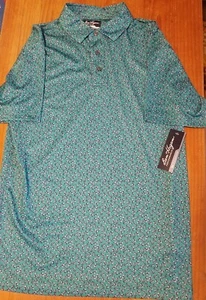 🔥New With Tags Ben Hogan Performance Multicolor Golf Polo Shirt Small Margarita - Picture 1 of 4