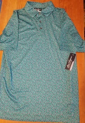 🔥Nuevo Con Etiquetas Ben Hogan Performance Multicolor Golf Polo Pequeño Margarita Foto 1 de 4