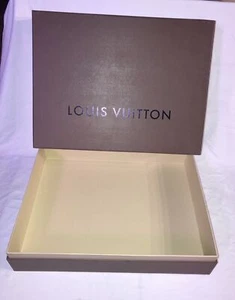 Authentic LOUIS VUITTON Large Brown  Empty Box. 14”x 10.5”x 4.25 Inches. - Picture 1 of 7
