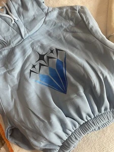 crop Top Women’s Clothes Sweatpants And Hoodie Pink - Picture 1 of 2