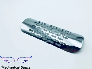 Cubierta de escudo térmico de tubería silenciador de escape protector de talón para motocicleta Harley Chopper - Imagen 1 de 5