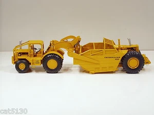 Caterpillar 666 Scraper w/ Long ROPS & High Sides - 1/50 - RR Models of France - Picture 1 of 4