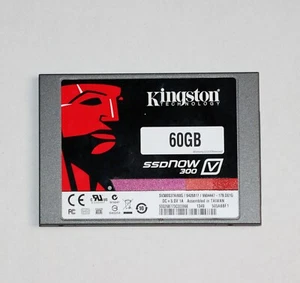Kingston SSDNow V300 60GB Internal SSD Hard Drive 2.5in SV300S37A60G - Afbeelding 1 van 5