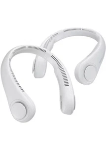 #1207. JISULIFE Portable Neck Fan, 2-pack - Picture 1 of 15