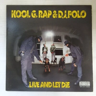 Kool G Rap & D.J. Polo Live and Let Die 2LP Vinyl 1992 US Original CC 5001 - Image 1 of 4