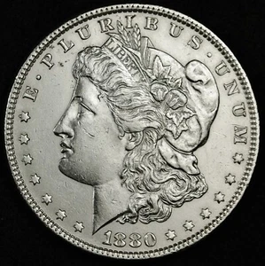 1880 Morgan Silver Dollar.  B.U.  139793  Inventory H - Picture 1 of 2