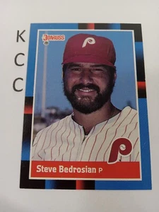 1988 Donruss #62 Steve Bedrosian Philadelphia Phillies - Picture 1 of 2