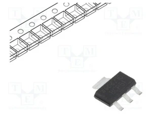 Transistor: PNP 1A 45V bipolar 1W SOT223 BCP51-16.115 PNP SMD transistores - Imagen 1 de 1