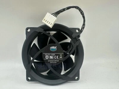 1 PCS   COOLER MASTER Fan DF0802512RFUN  DC12V 0.60A 8025 8cm 4 wire 5 pin - Image 1 of 2
