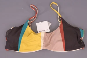 O'neill Juniors' Sapa Stripe Bralette Swim Top Size L - Picture 1 of 4