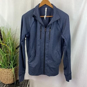 Lululemon Men's Gray Long Sleeve Zip Up Athletic Sport Jacket S - Picture 1 of 4