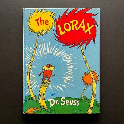 1971 The Lorax • 1st Edition • Dr. Seuss • Hardcover Random House Picture Book Foto 1 de 4