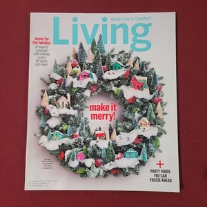 Martha Stewart Living Magazine 2014 December / January 2015 Issue #250 Christmas - Imagen 1 de 2